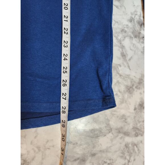 Carhartt Men's Blue Solid Relaxed Fit Quarter Zip Long Sleeve T-Shirt Size Large - Picture 6 of 6